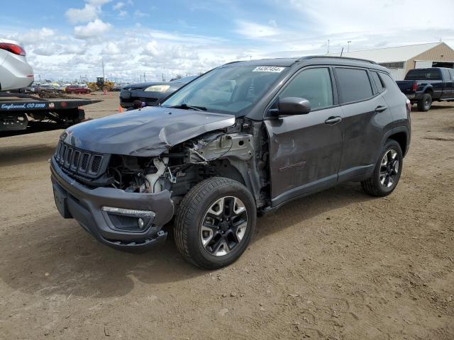 3C4NJDDB9JT328284 - 2018 JEEP COMPASS TRAILHAWK CHARCOAL photo 1