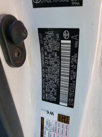 JTKDE167880242519 - 2008 TOYOTA SCION TC თეთრი ფოტო 10