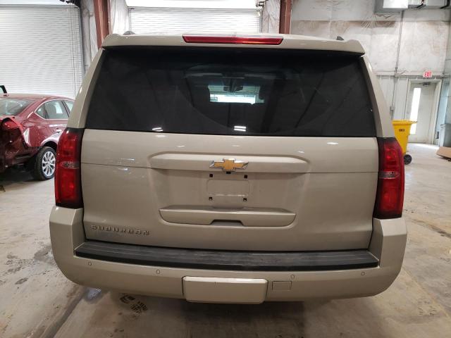 1GNSKJKC6FR745296 - 2015 CHEVROLET SUBURBAN K1500 LT TAN photo 6