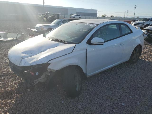 KNAFU6A26C5619272 - 2012 KIA FORTE EX WHITE photo 1