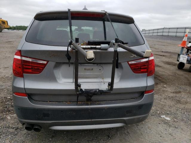 5UXWX9C58D0A24135 - 2013 BMW X3 XDRIVE28I GRAY photo 6