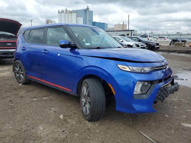 KNDJ63AUXM7781399 - 2021 KIA SOUL GT LINE BLUE photo 4