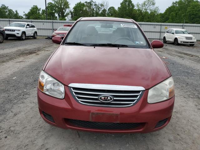 KNAFE222395622546 - 2009 KIA SPECTRA EX RED photo 5