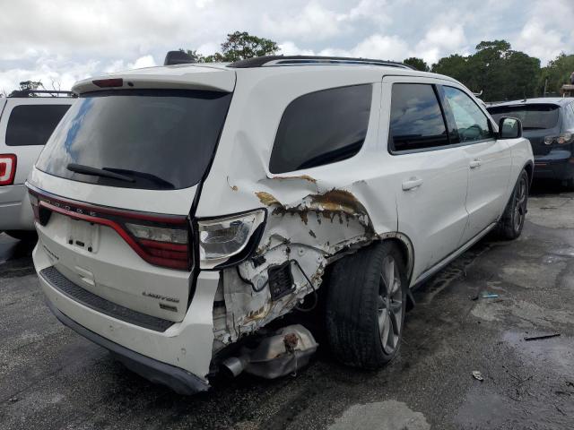 1C4RDHDG4EC537588 - 2014 DODGE DURANGO LIMITED WHITE photo 3