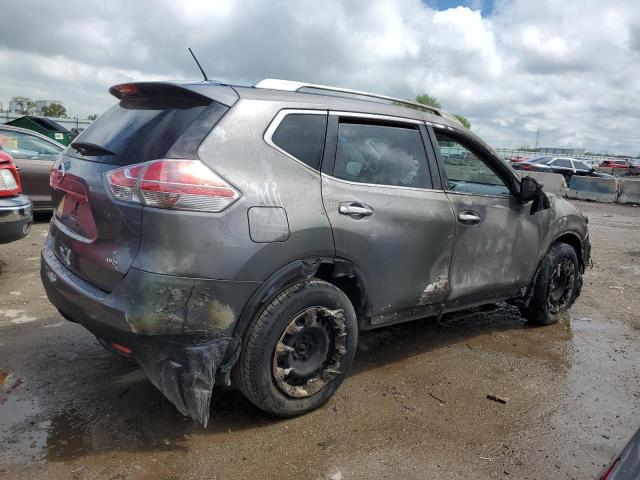 KNMAT2MV7GP659370 - 2016 NISSAN ROGUE S GRAY photo 3