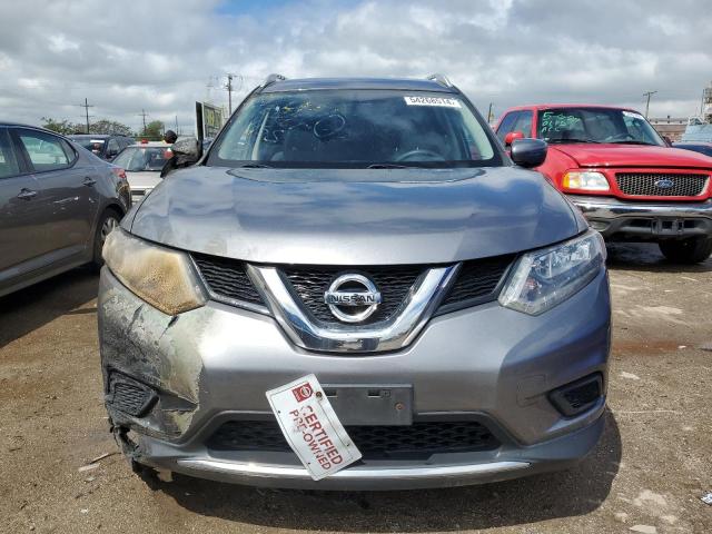 KNMAT2MV7GP659370 - 2016 NISSAN ROGUE S GRAY photo 5