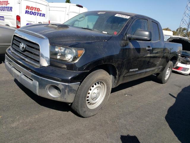 5TFRU54118X007442 - 2008 TOYOTA TUNDRA DOUBLE CAB BLACK photo 1