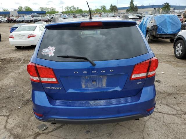 3C4PDCBG5FT630431 - 2015 DODGE JOURNEY SXT BLUE photo 6