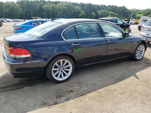 WBAHN83577DT66659 - 2007 BMW 750 BLUE photo 3