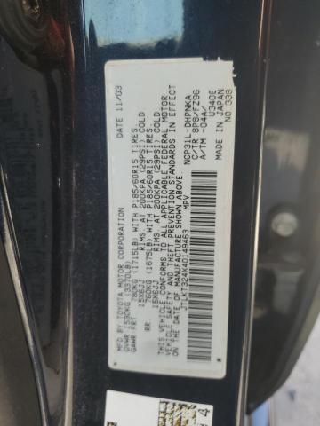 JTLKT324X40149463 - 2004 TOYOTA SCION XB 蓝色 照片 12