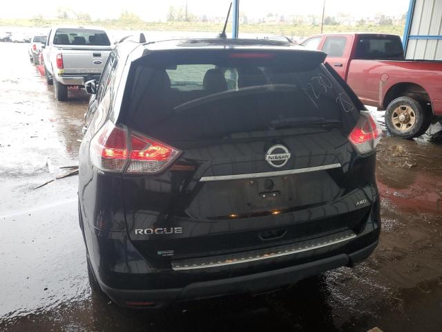 KNMAT2MV5GP618915 - 2016 NISSAN ROGUE S BLACK photo 6