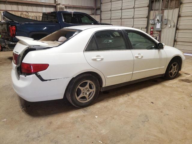 1HGCM56485A057123 - 2005 HONDA ACCORD LX WHITE photo 3