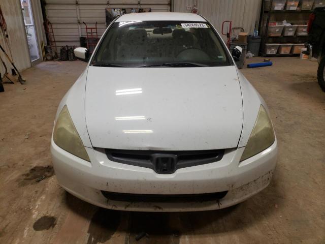 1HGCM56485A057123 - 2005 HONDA ACCORD LX WHITE photo 5