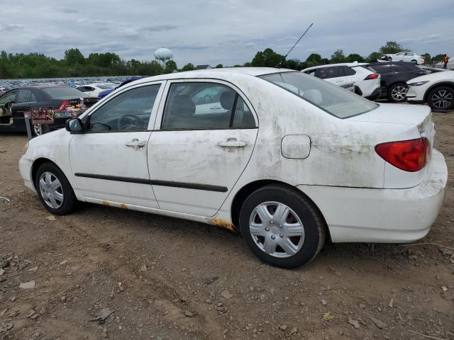 JTDBR32E930050974 - 2003 TOYOTA COROLLA CE WHITE photo 2