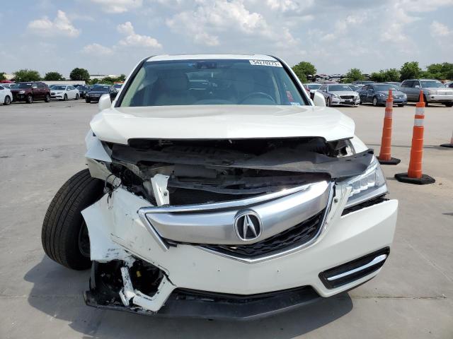 5FRYD3H47EB019488 - 2014 ACURA MDX TECHNOLOGY WHITE photo 5