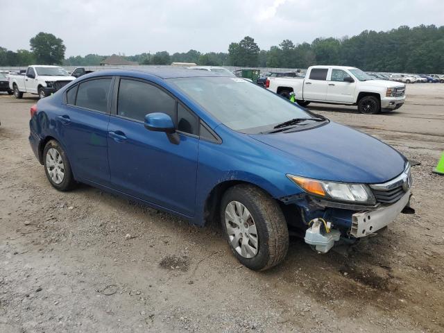 2HGFB2F57CH509846 - 2012 HONDA CIVIC LX BLUE photo 4