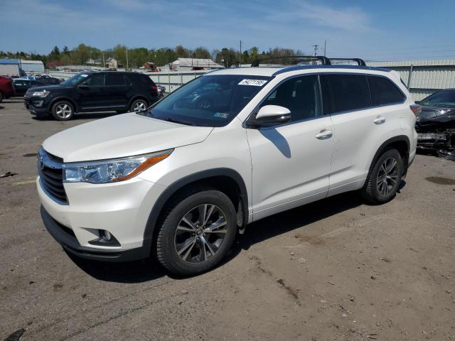 5TDJKRFH4GS336077 - 2016 TOYOTA HIGHLANDER XLE 白色 照片 1
