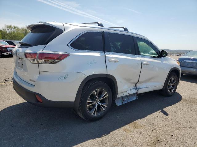5TDJKRFH4GS336077 - 2016 TOYOTA HIGHLANDER XLE 白色 照片 3