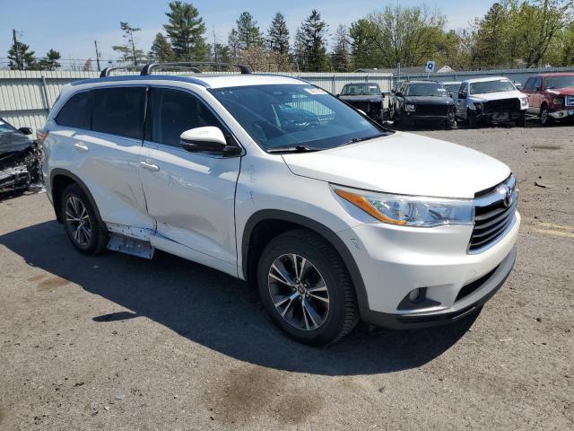 5TDJKRFH4GS336077 - 2016 TOYOTA HIGHLANDER XLE 白色 照片 4