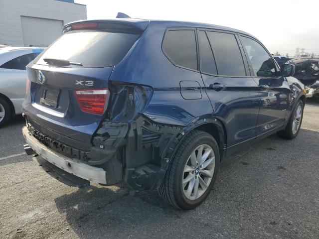 5UXWX9C59E0D41651 - 2014 BMW X3 XDRIVE28I BLUE photo 3