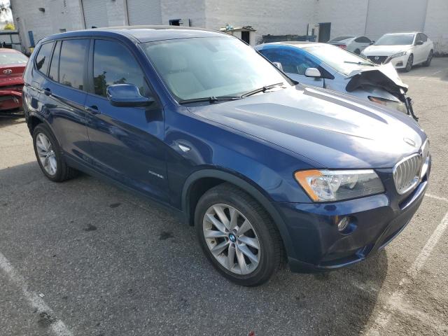 5UXWX9C59E0D41651 - 2014 BMW X3 XDRIVE28I BLUE photo 4