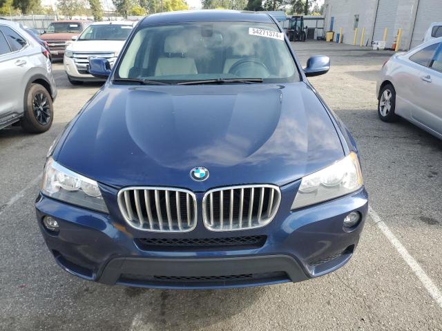 5UXWX9C59E0D41651 - 2014 BMW X3 XDRIVE28I BLUE photo 5