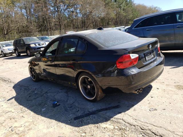 WBAVC53557FZ80380 - 2007 BMW 328 I SULEV BLACK photo 2