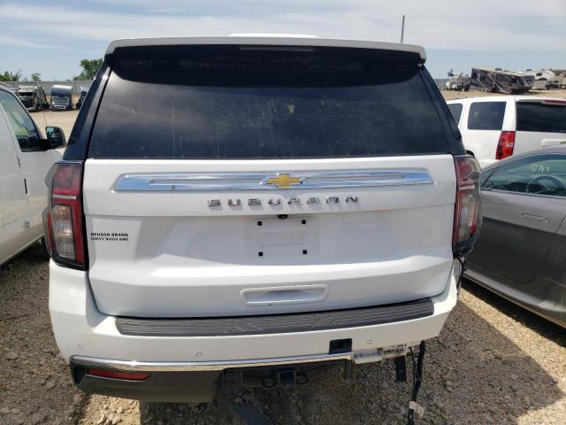 1GNSCBKD3NR202966 - 2022 CHEVROLET SUBURBAN C1500  LS WHITE photo 6