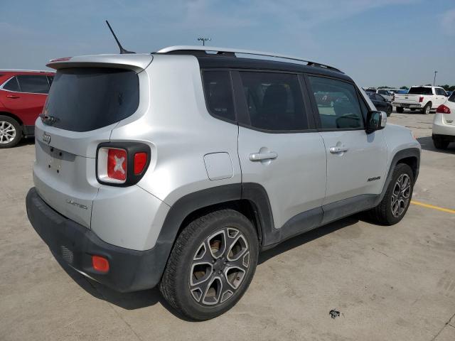 ZACCJADT0GPC76400 - 2016 JEEP RENEGADE LIMITED SILVER photo 3