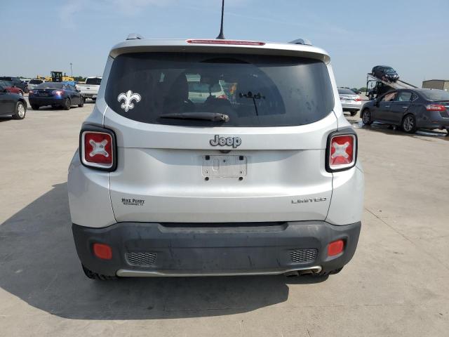 ZACCJADT0GPC76400 - 2016 JEEP RENEGADE LIMITED SILVER photo 6