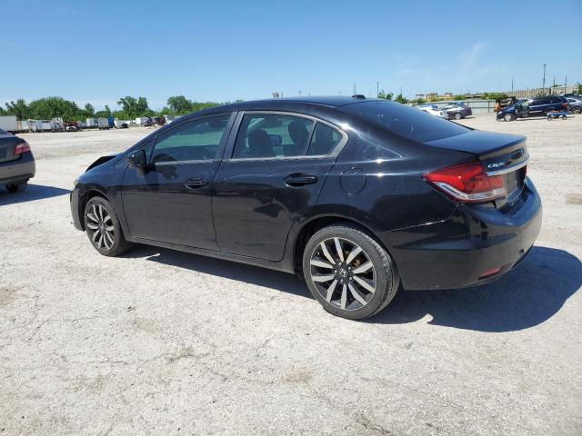 2HGFB2F94EH544401 - 2014 HONDA CIVIC EXL შავი ფოტო 2