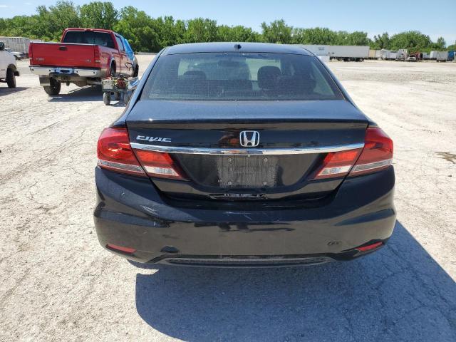 2HGFB2F94EH544401 - 2014 HONDA CIVIC EXL შავი ფოტო 6
