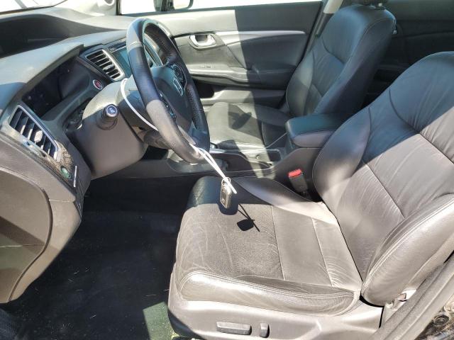 2HGFB2F94EH544401 - 2014 HONDA CIVIC EXL შავი ფოტო 7