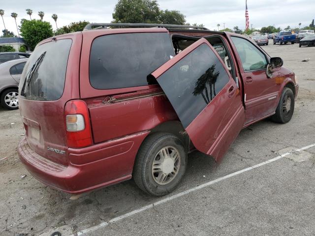 1GNDX13EXYD324319 - 2000 CHEVROLET VENTURE LUXURY RED photo 3