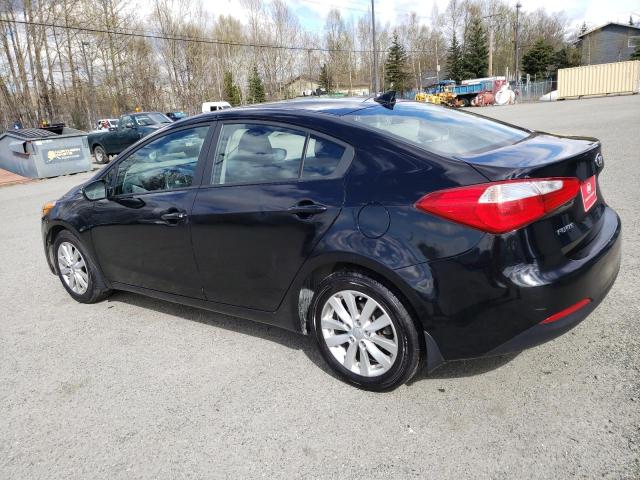 KNAFX4A63E5101458 - 2014 KIA FORTE LX BLACK photo 2