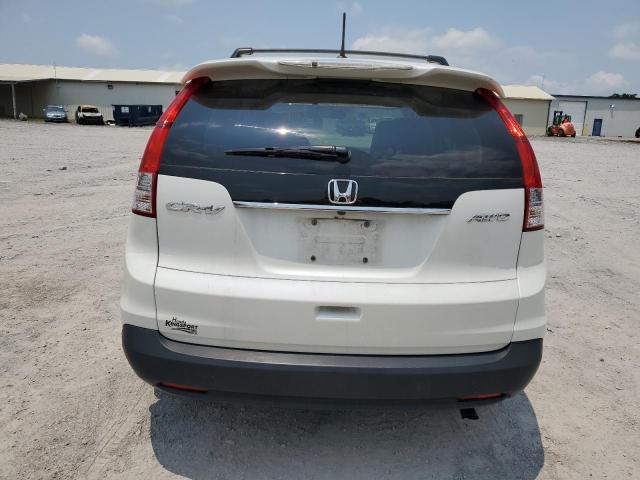 5J6RM4H78CL055961 - 2012 HONDA CR-V EXL WHITE photo 6