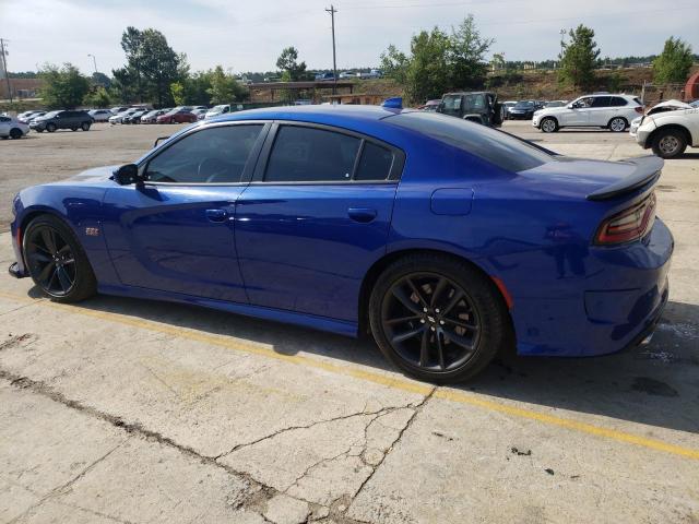 2C3CDXGJ2KH604421 - 2019 DODGE CHARGER SCAT PACK BLUE photo 2