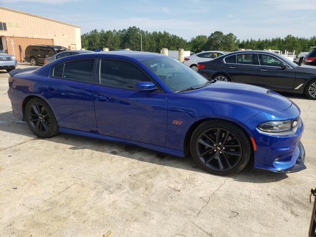 2C3CDXGJ2KH604421 - 2019 DODGE CHARGER SCAT PACK BLUE photo 4