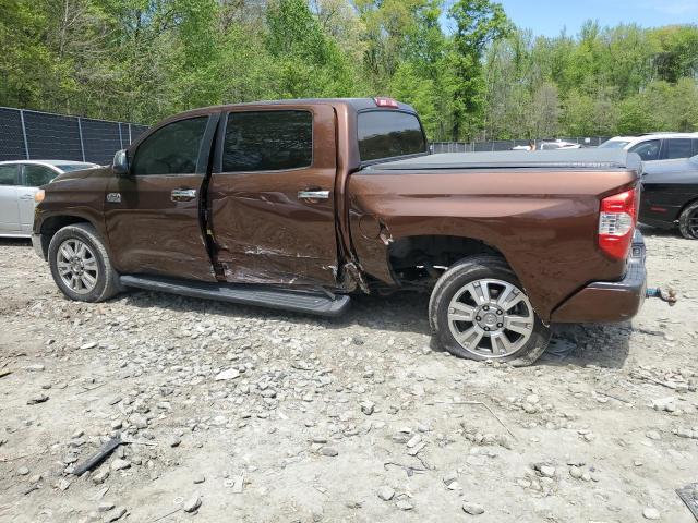 5TFAY5F10EX388517 - 2014 TOYOTA TUNDRA CREWMAX PLATINUM Қоңыр фото 2