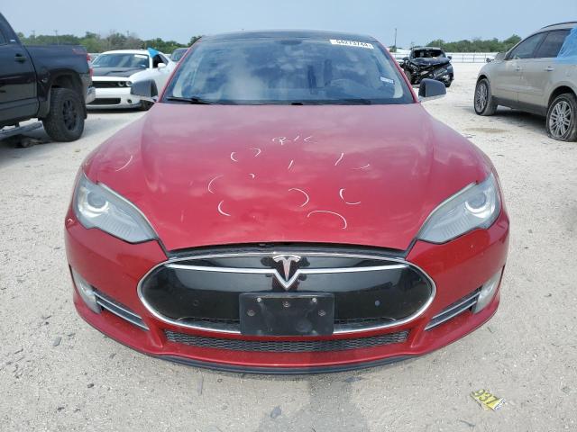 5YJSA1H14EFP36568 - 2014 TESLA MODEL S წითელი ფოტო 5