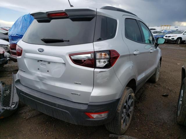 MAJ6S3JLXKC310789 - 2019 FORD ECOSPORT SES SILVER photo 3