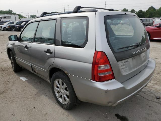 JF1SG65655H721479 - 2005 SUBARU FORESTER 2.5XS ვერცხლისფერი ფოტო 2