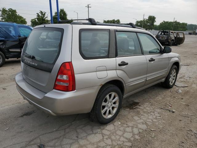 JF1SG65655H721479 - 2005 SUBARU FORESTER 2.5XS ვერცხლისფერი ფოტო 3
