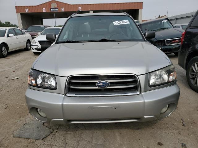 JF1SG65655H721479 - 2005 SUBARU FORESTER 2.5XS ვერცხლისფერი ფოტო 5