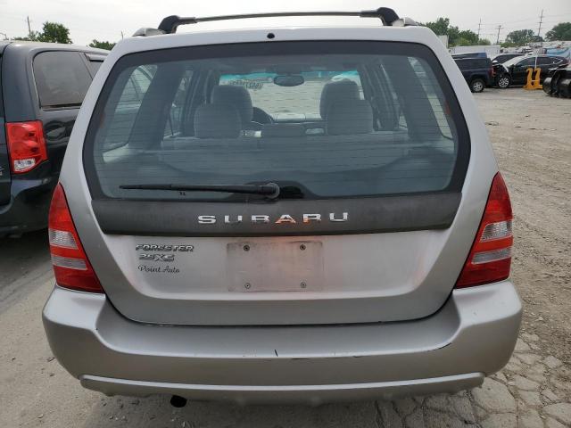 JF1SG65655H721479 - 2005 SUBARU FORESTER 2.5XS ვერცხლისფერი ფოტო 6