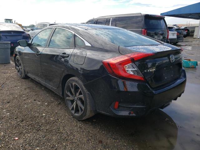 2HGFC2F82LH600692 - 2020 HONDA CIVIC SPORT 黑色 照片 2