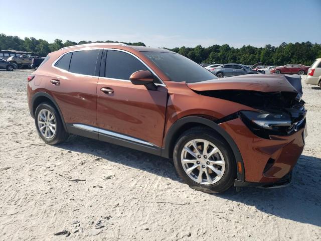 LRBAZLR44MD071572 - 2021 BUICK ENVISION PREFERRED ORANGE photo 4