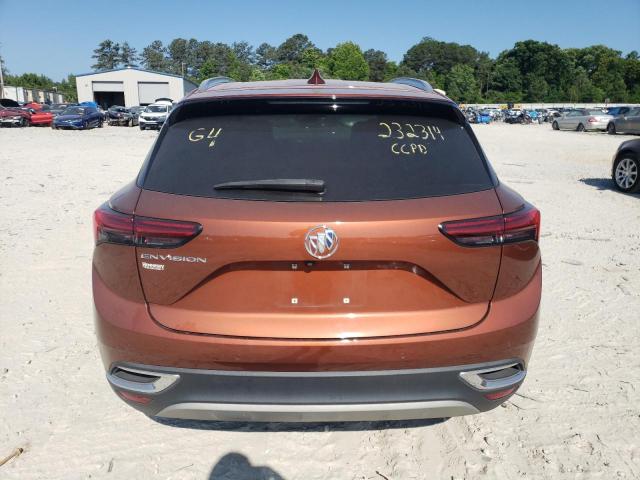 LRBAZLR44MD071572 - 2021 BUICK ENVISION PREFERRED ORANGE photo 6
