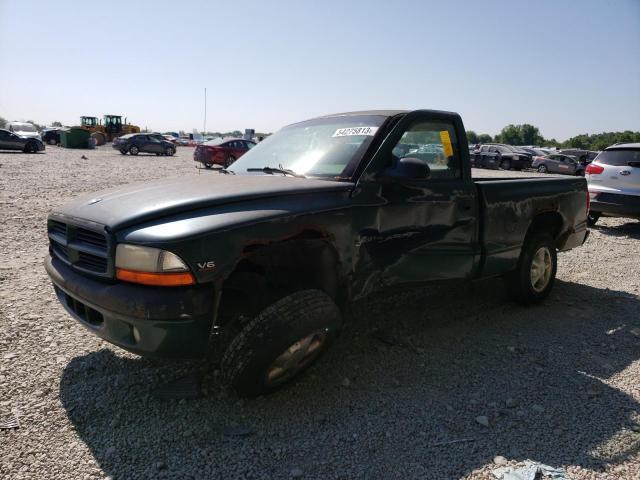 1B7FL26X2XS131169 - 1999 DODGE DAKOTA GREEN photo 1