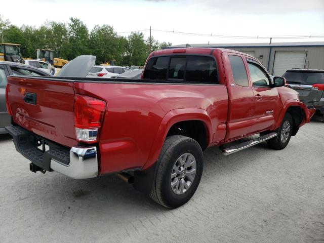 5TFSZ5AN3HX090253 - 2017 TOYOTA TACOMA ACCESS CAB წითელი ფოტო 3